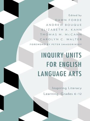 cover image of Inquiry Units for English Language Arts